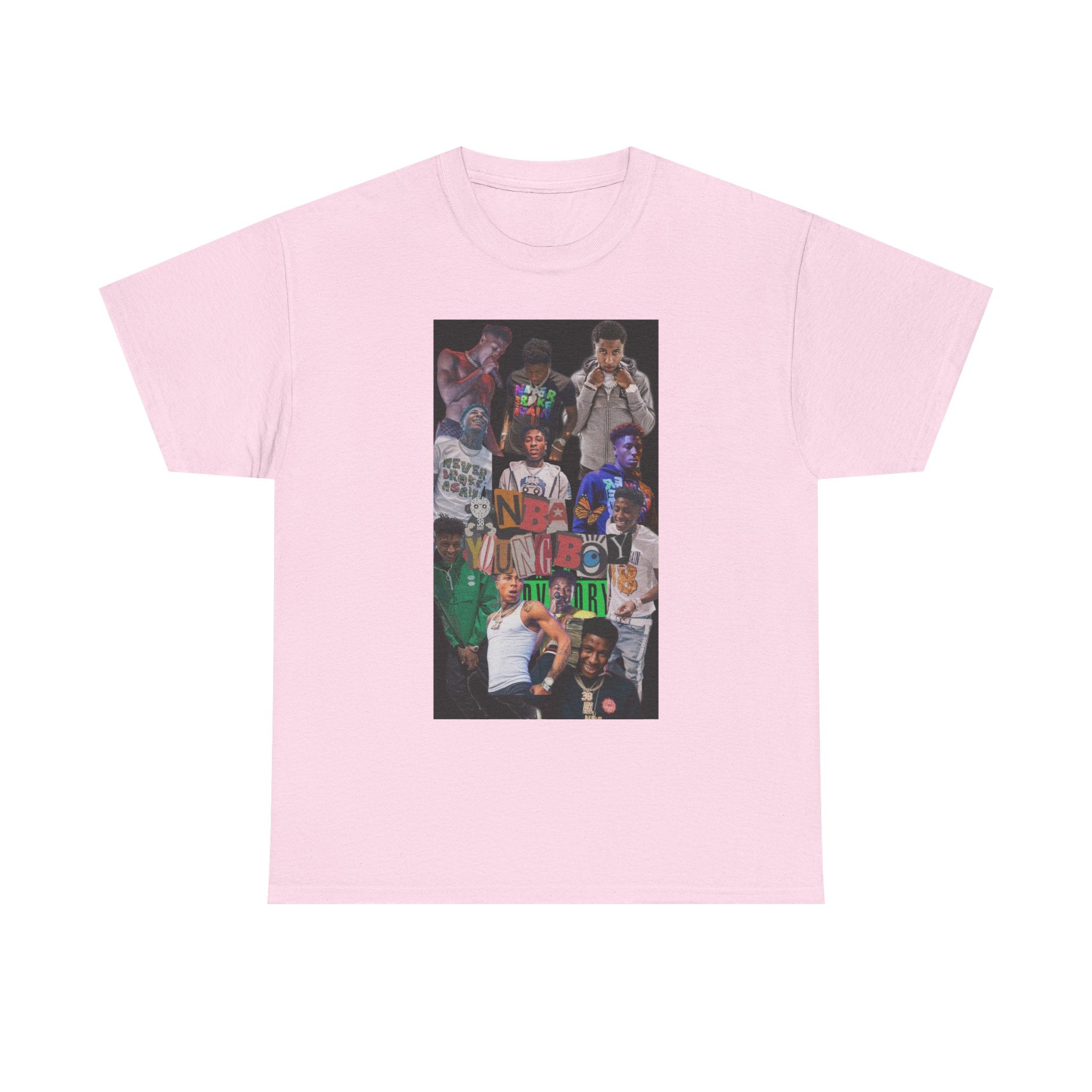 NBA YoungBoy masa Vibrant Graphic Unisex Heavy Cotton Tee - Casual Streetwear, Hip Hop Style Shirt, Festival Wear, Gift for Friends, Everyday Comfort