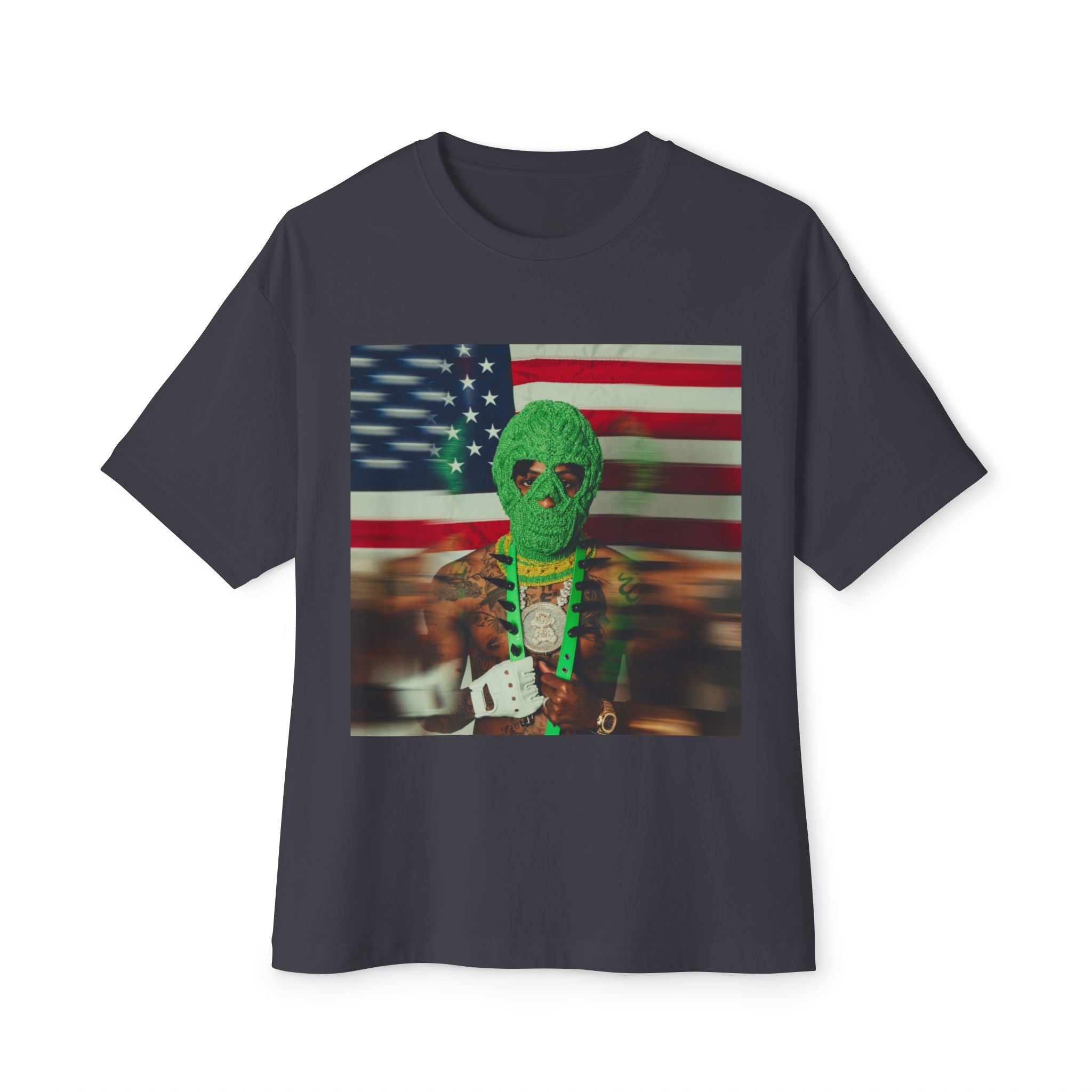 Alien Vibes Oversized Tee, Casual Graphic Tee, Unisex Streetwear, Gift for UFO Lovers, Edgy Summer Fashion