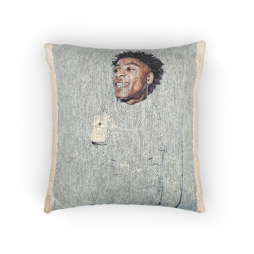 Crafted Modern Woven Pillow, Cozy Home Decor, Artistic Accent Cushion, Unique Gift, Stylish Throw Pillow